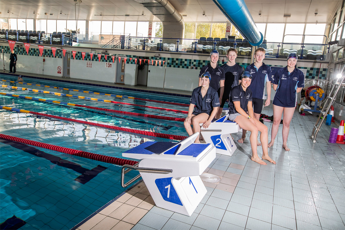 Young swimmers make a splash | Anwyl Group